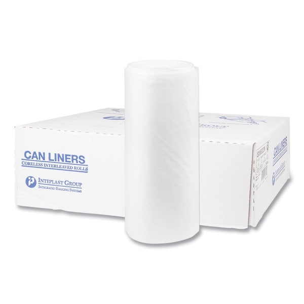 Integrated Bagging Systems 60 gal Trash Bags, 38 in x 60 in, Extra Heavy-Duty, 22 microns, Clear, 150 PK S386022N - main